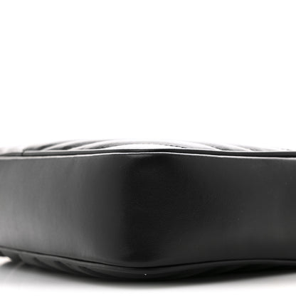Saint Laurent Calfskin Matelasse Monogram Lou Camera Bag Black 10 of 12