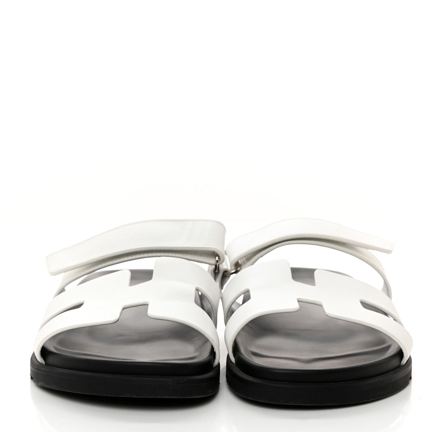 Calfskin Womens Chypre Sandals 41 White