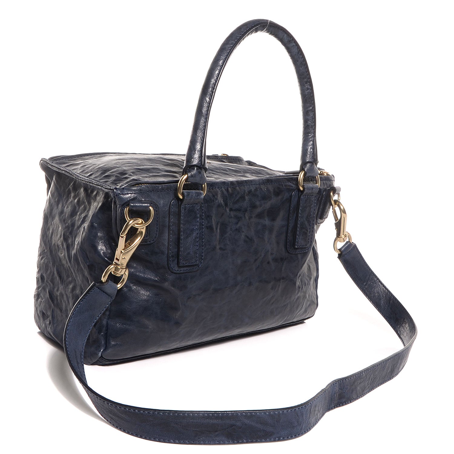 Givenchy Tumbled Sheepskin Medium Pandora Navy 3 of 10