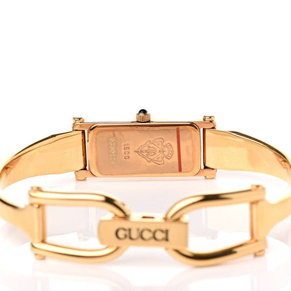 Gucci Stainless Steel 12mm 1500L Horsebit Quartz Watch Gold 6 of 7