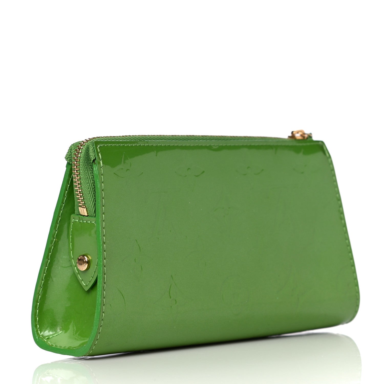 Louis Vuitton Vernis Trousse Cosmetic Pouch Vert Tonic 3 of 9