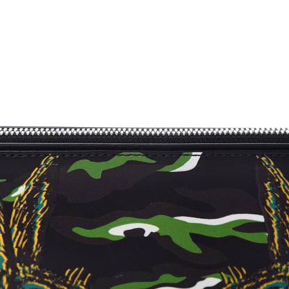 MCM Calfskin Pop Rabbit Wristlet Zip Pouch Black 10 of 10