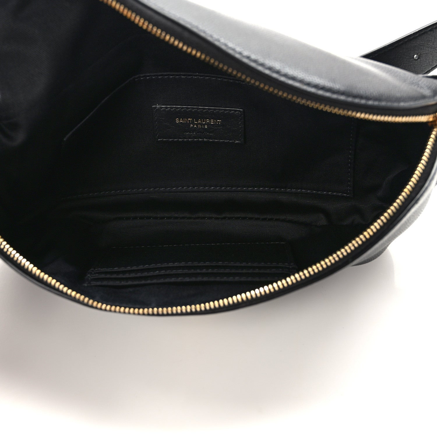 Saint Laurent Grain De Poudre Monogram Belt Bag Black 5 of 12
