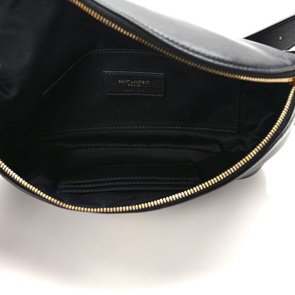 Saint Laurent Grain De Poudre Monogram Belt Bag Black 5 of 12
