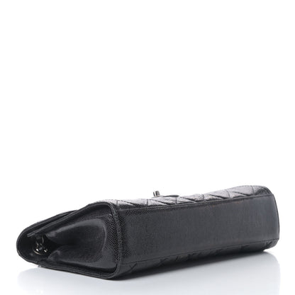 Chanel Crumpled Grained Calfskin Medium CC Crave Flap Black 3 of 5