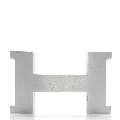Hermes Brushed Palladium 42mm Constance 2 Belt Buckle 1 of 8