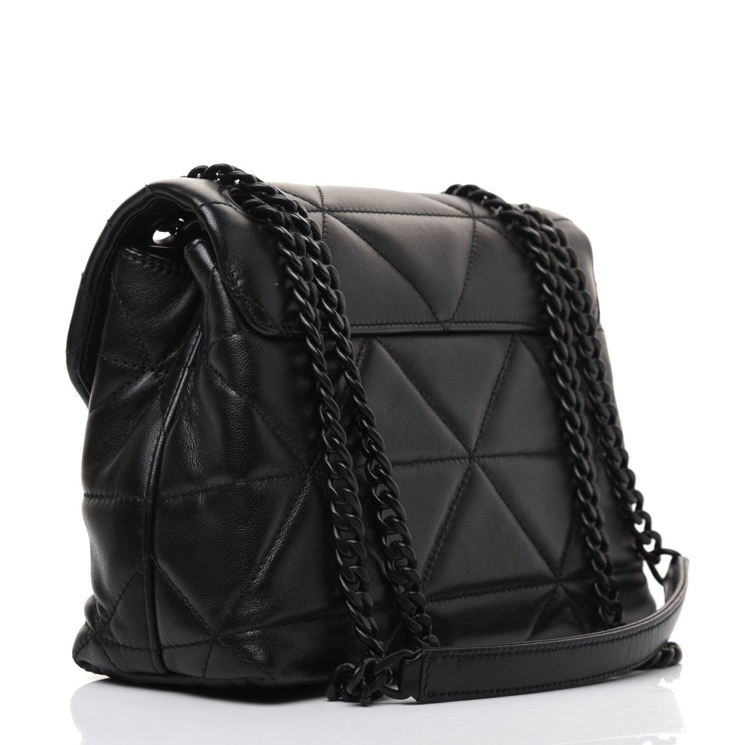 Prada Nappa Triangle Stitched Small Spectrum Bag Black 3 of 18