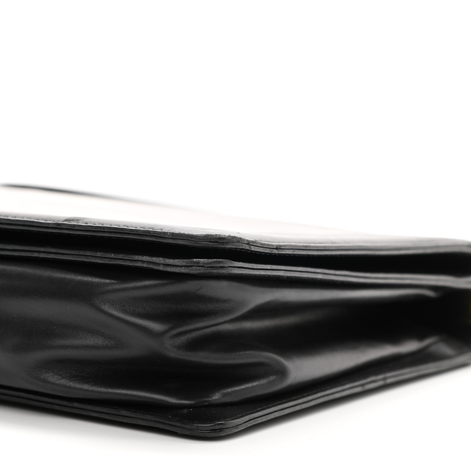 Chanel Glazed Calfskin Large Boy Flap Black 10 of 15