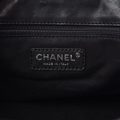 Chanel Calfskin Diamond Stitch Accordion Flap Black 6 of 8