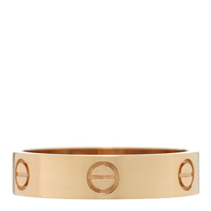Cartier 18K Yellow Gold 5.5mm LOVE Ring 67 11.75 1 of 5