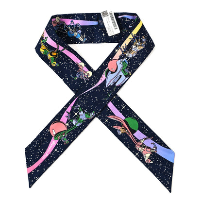 Hermes Silk Space Derby Twilly Marine Rose Multicolor 1 of 3