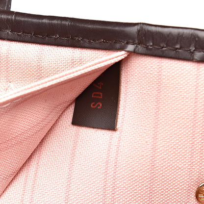 Louis Vuitton Damier Ebene Neo Neverfull MM Rose Ballerine 8 of 19