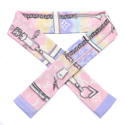 Louis Vuitton Silk Monogram Escale Confidential Bandeau Pink 1 of 6