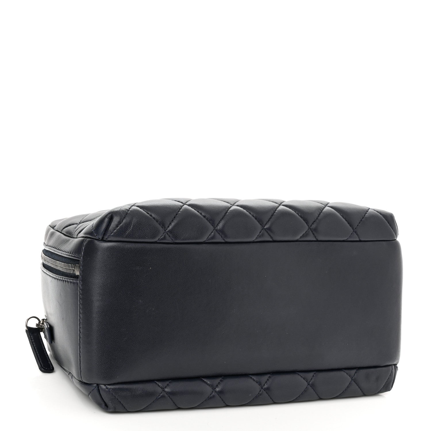 Chanel Lambskin Quilted Medium Trendy CC Bowling Bag Navy 4 of 11
