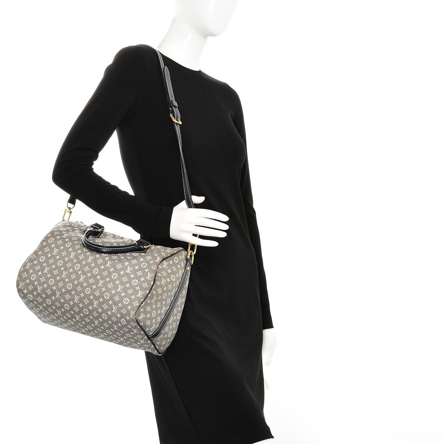 Louis Vuitton Monogram Idylle Speedy Bandouliere 30 Encre 2 of 13