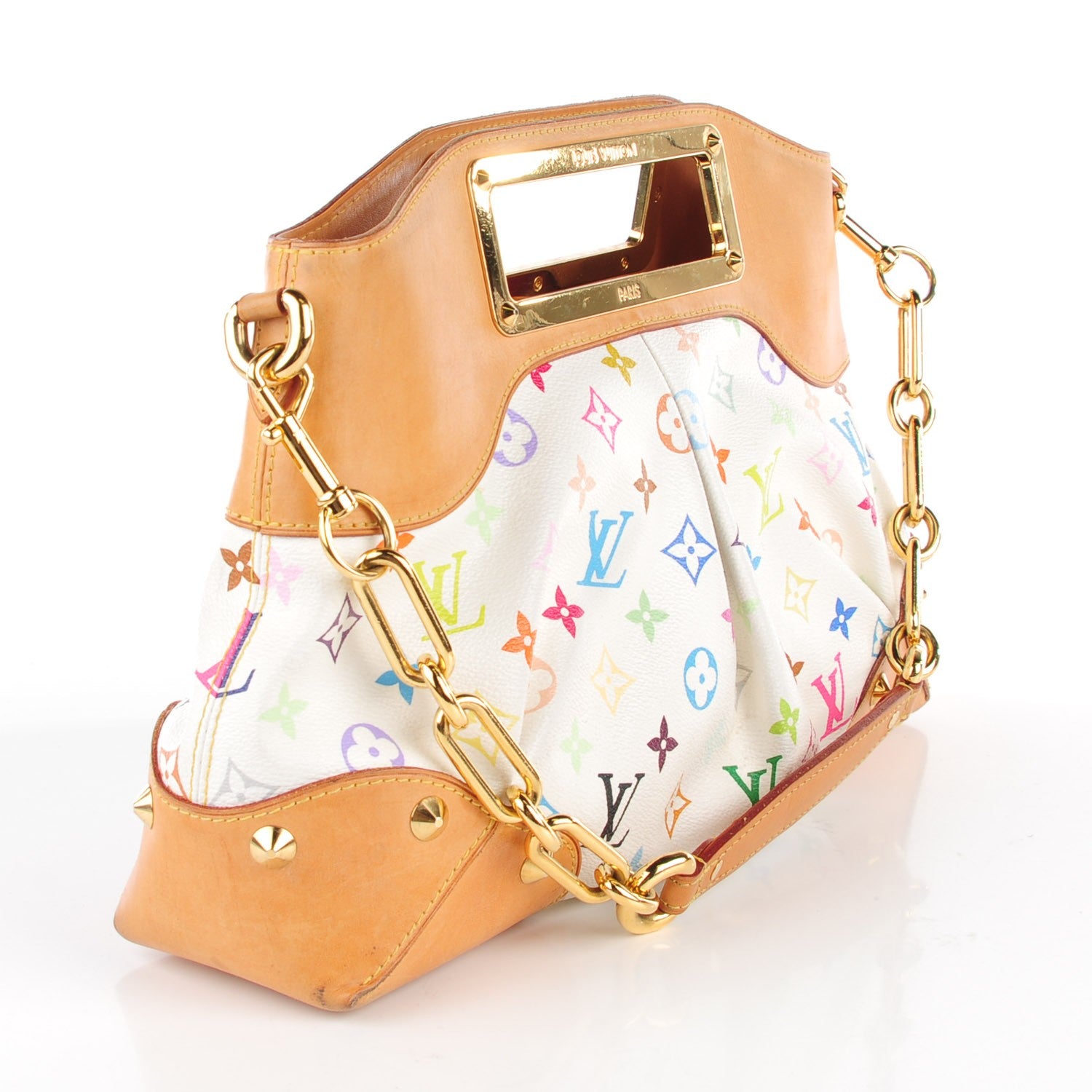 Lanvin LOUIS VUITTON Monogram Multicolor Judy MM White 2 of 7