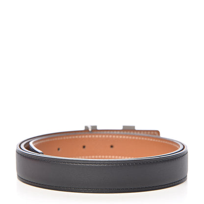 Hermes Swift Epsom 24mm Constance H Belt 85 Black Gold 3 of 7