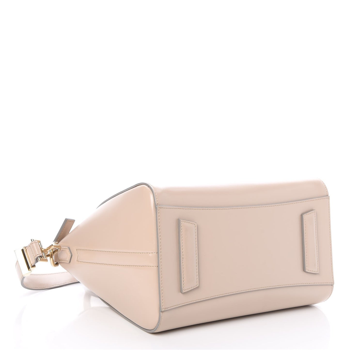Shiny Lord Calfskin Small Antigona Sand