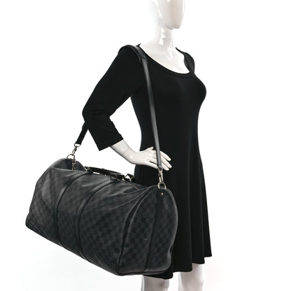 Louis Vuitton Damier Graphite Keepall Bandouliere 55 3 of 13