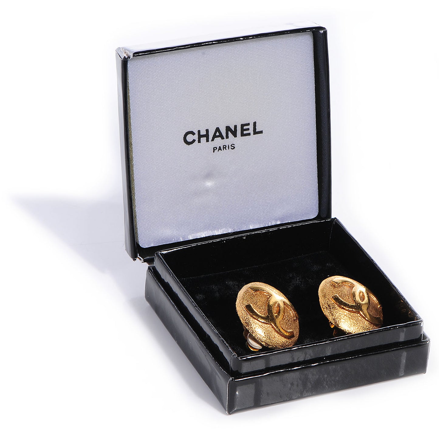 CC Clip On Earrings Gold