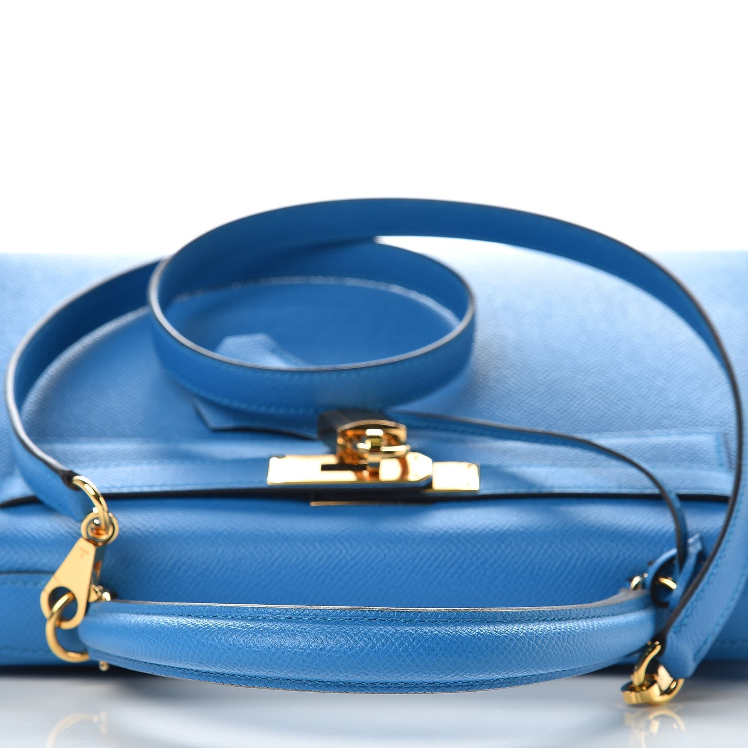 Hermes Epsom Kelly Sellier 28 Bleu Zanzibar 28 of 43