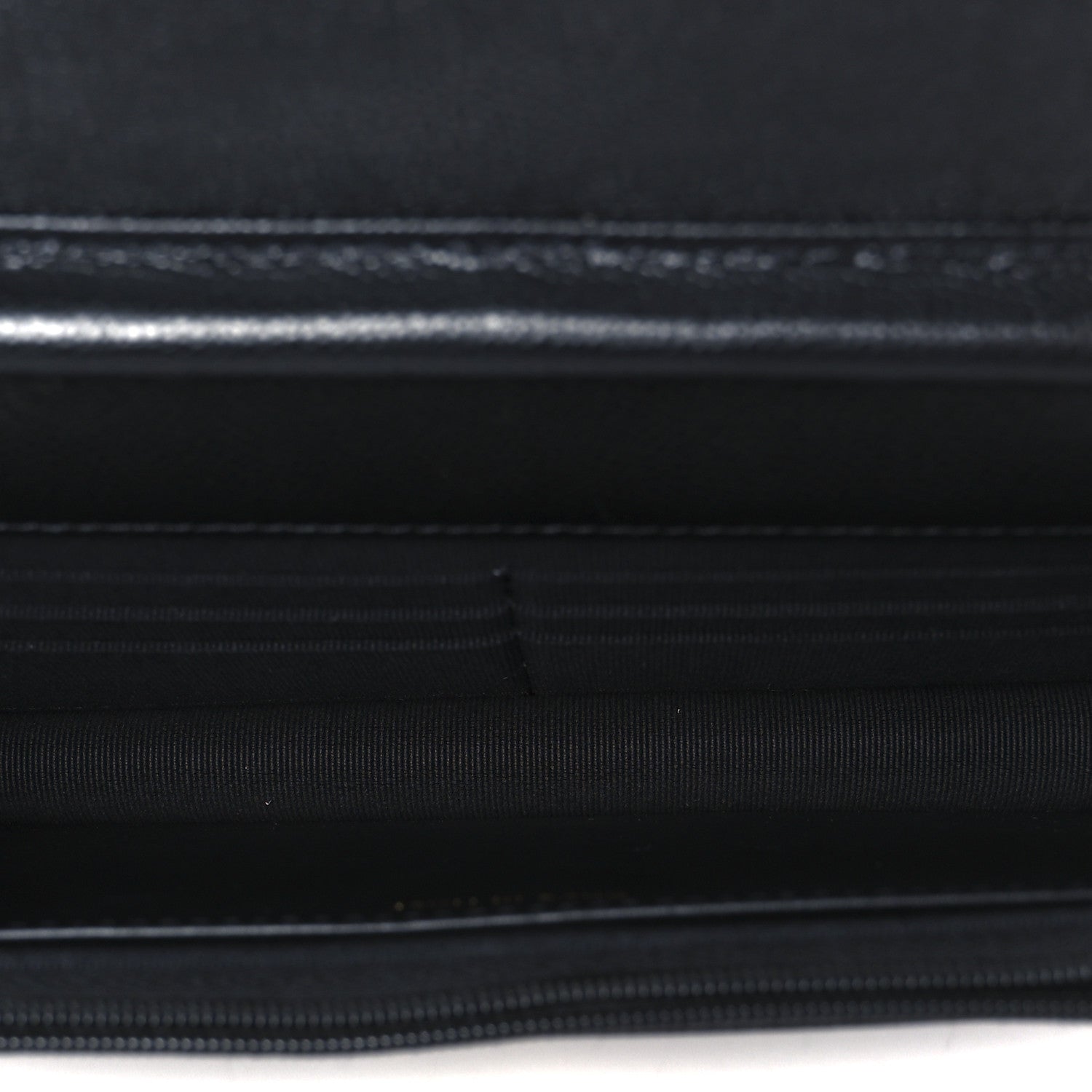 Chanel Caviar Timeless CC Wallet on Chain WOC Black 5 of 12