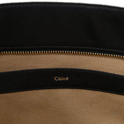Chloe Calfskin Studded Isa Tote Black 5 of 8