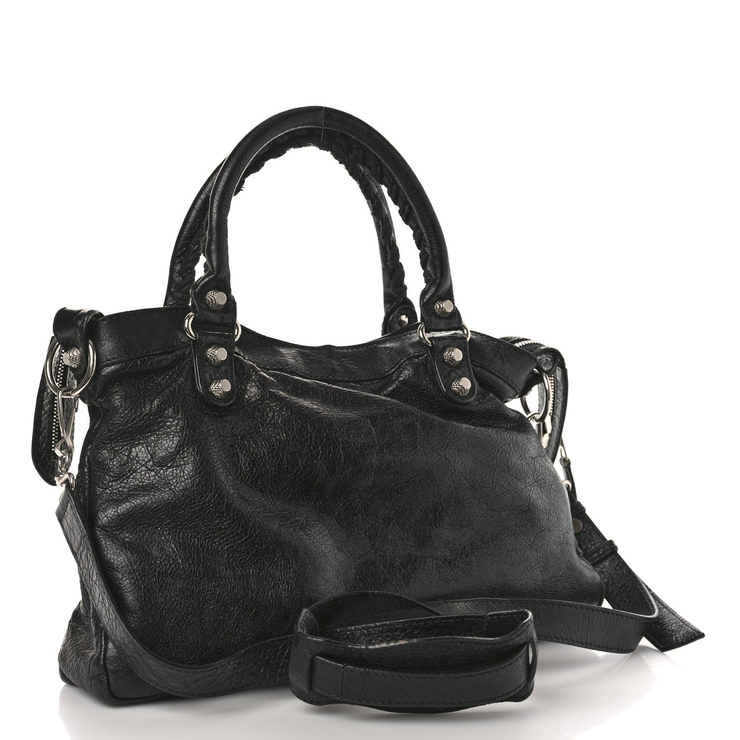 Balenciaga Agneau Giant 12 Silver Hardware Town Black 3 of 16