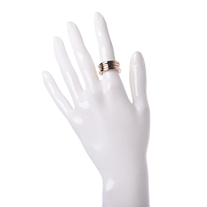 Bulgari 18K Rose Gold B.Zero1 3 Band Ring 51 5.75 2 of 4