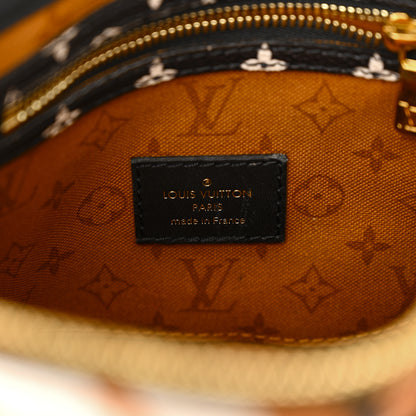 Louis Vuitton Monogram Giant Crafty Speedy Bandouliere 25 Creme Caramel 6 of 9