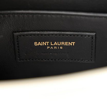Saint Laurent Python Embossed Small Classic Monogram Kate Tassel Satchel 6 of 11