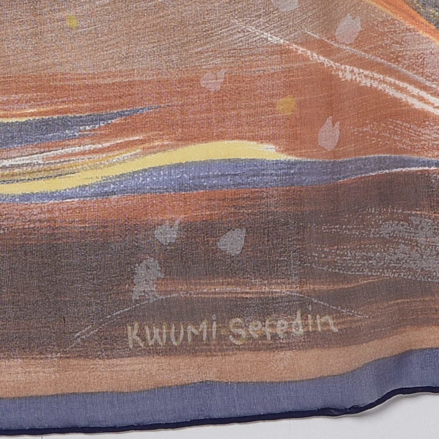 Silk Mousseline Feux Du Ciel Scarf 90