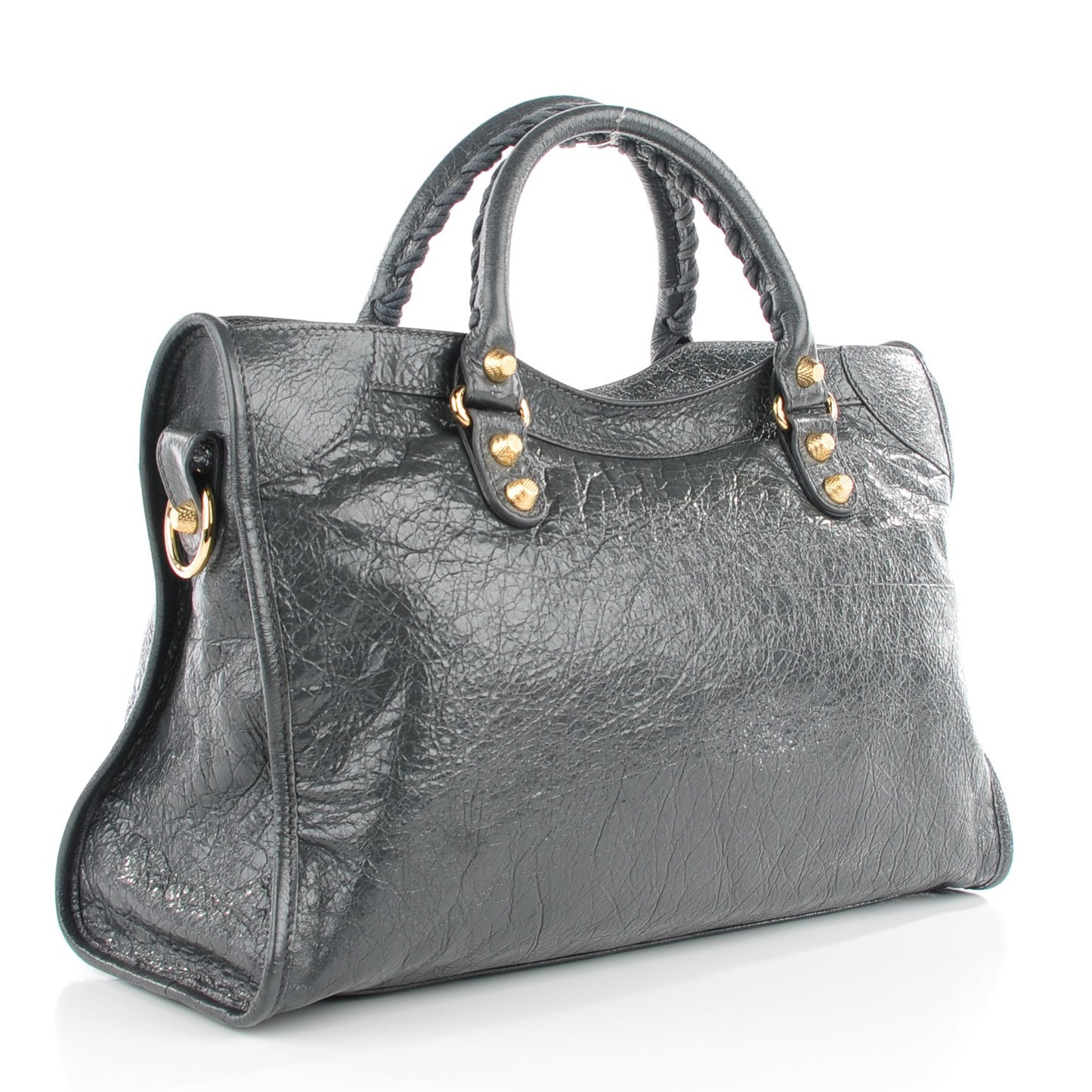 Agneau Giant 12 Gold Hardware City Gris Fossile