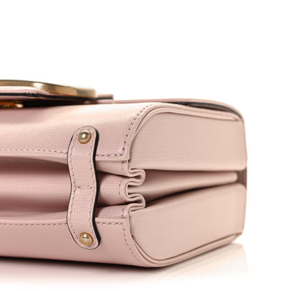 Valentino Garavani Grainy Calfskin VLogo Stud Sign Shoulder Bag Rose Quartz 5 of 7