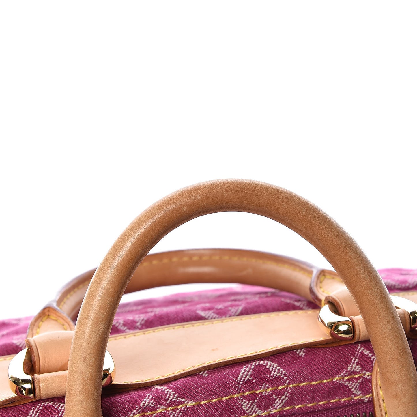 Monogram Denim Neo Speedy Fuchsia