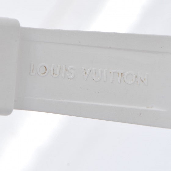 Louis Vuitton Stainless Steel Rubber Diamond Mother of Pearl 34mm Tambour Lovely Cup Quartz Watch 6 of 9