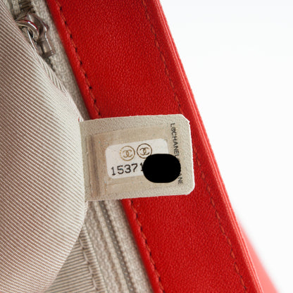 Chanel Washed Lambskin Quilted Mini Chain Around Flap Red 7 of 7