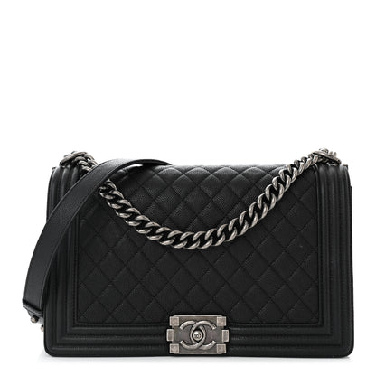 Chanel Caviar Quilted New Medium Boy Flap Black 1 of 11