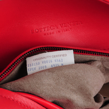 Bottega Veneta Nappa Intrecciato Flat Shoulder Bag Flame 7 of 8