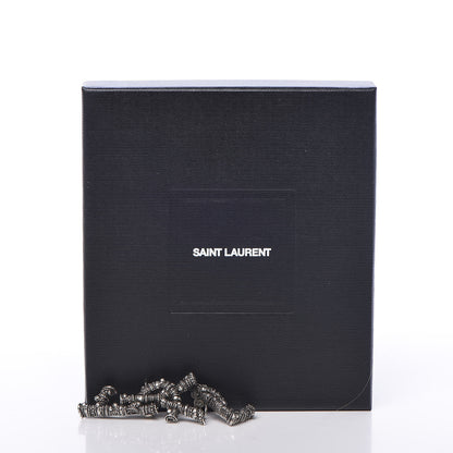 Saint Laurent Berber Metal Deconstructed Opyum Clip On Earrings 5 of 5