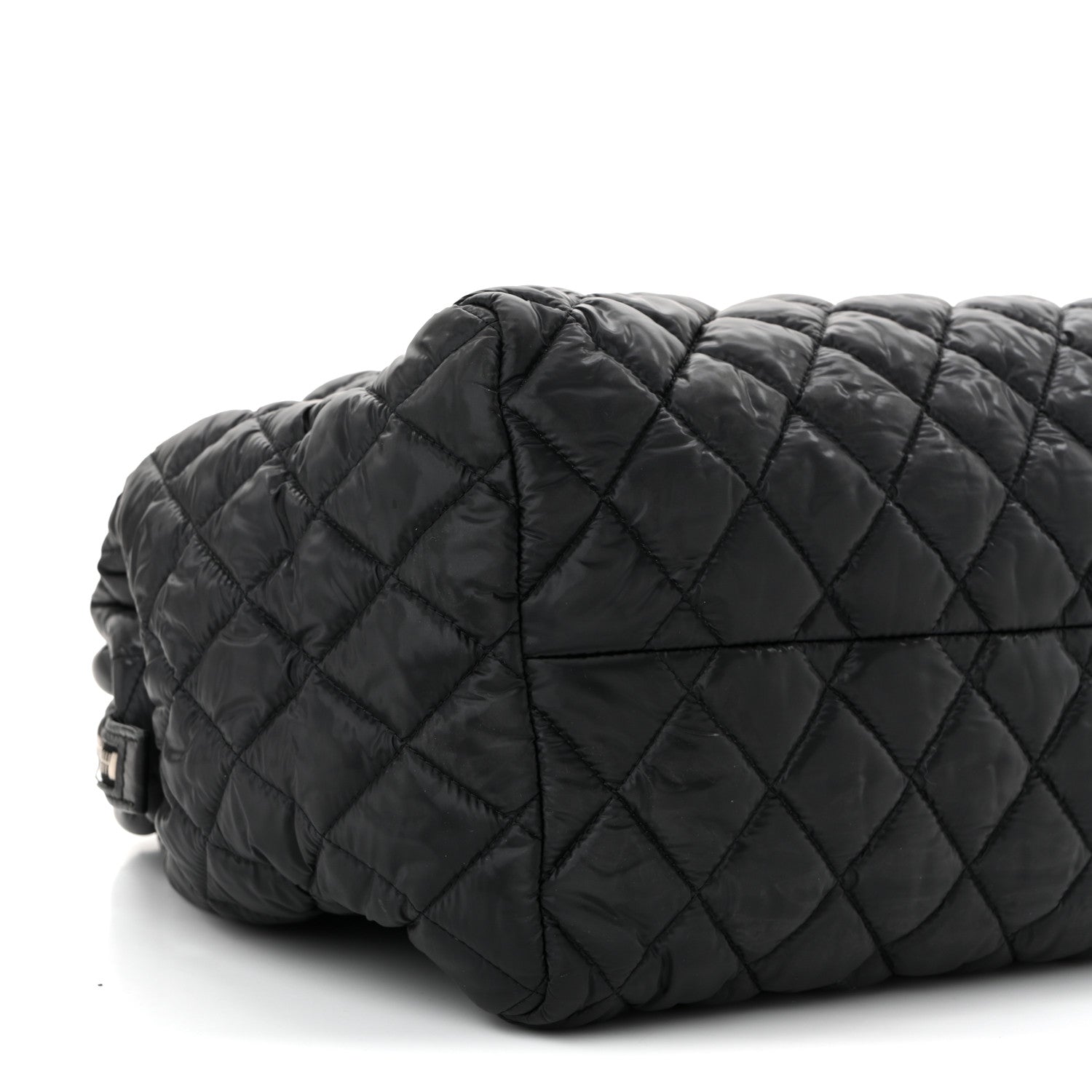 Chanel Nylon Coco Cocoon Bowler Black 9 of 10
