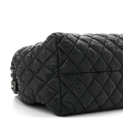 Chanel Nylon Coco Cocoon Bowler Black 9 of 10