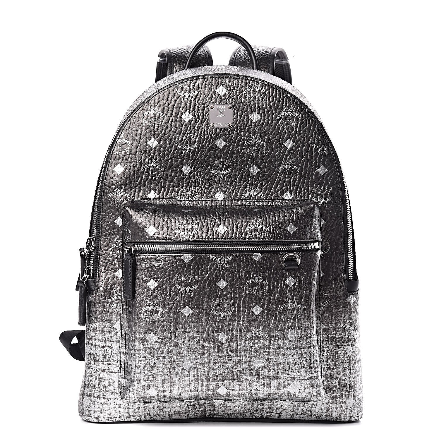 MCM Gradation Visetos Large Stark Backpack Silver 1 of 11