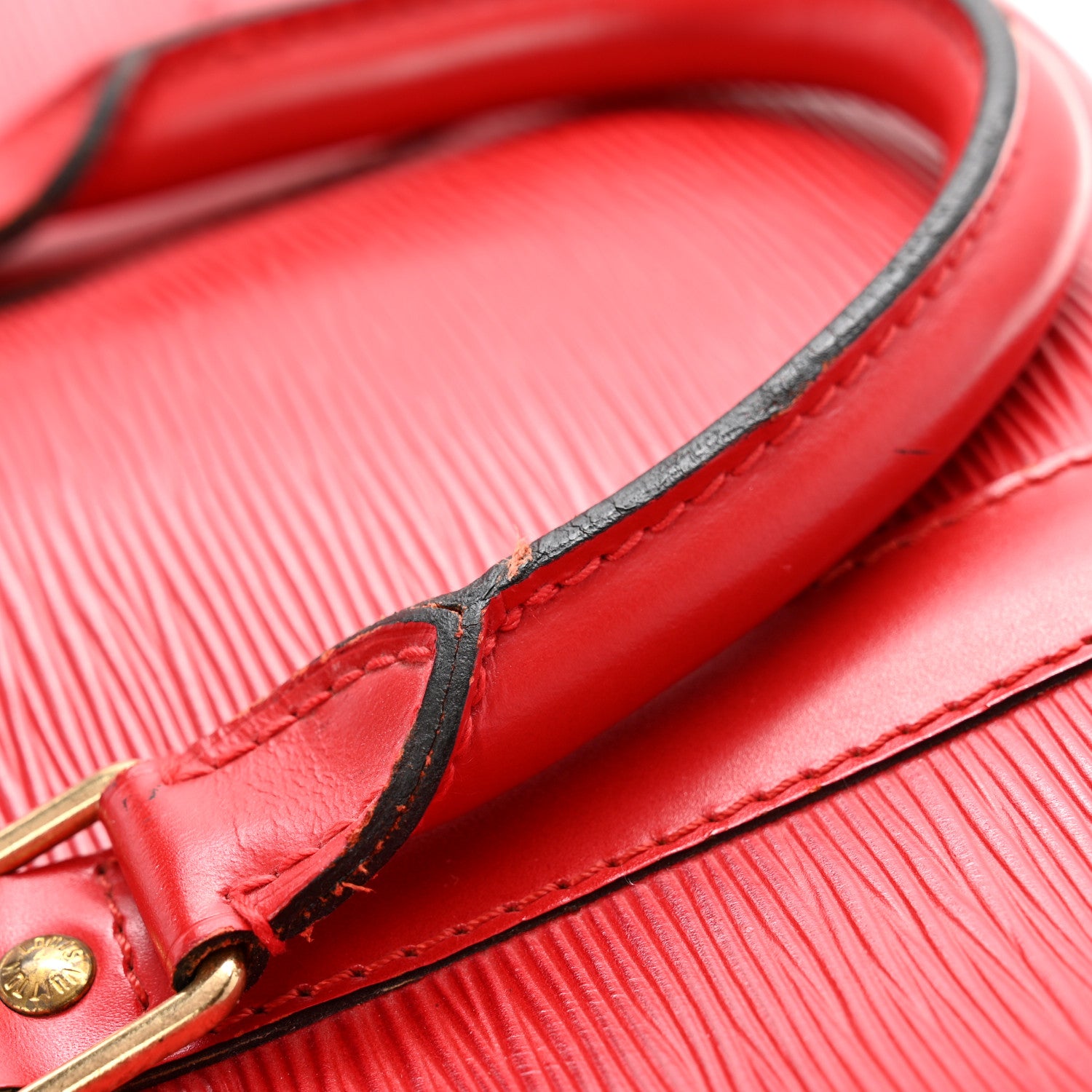 Louis Vuitton Epi Keepall 50 Castillan Red 11 of 14