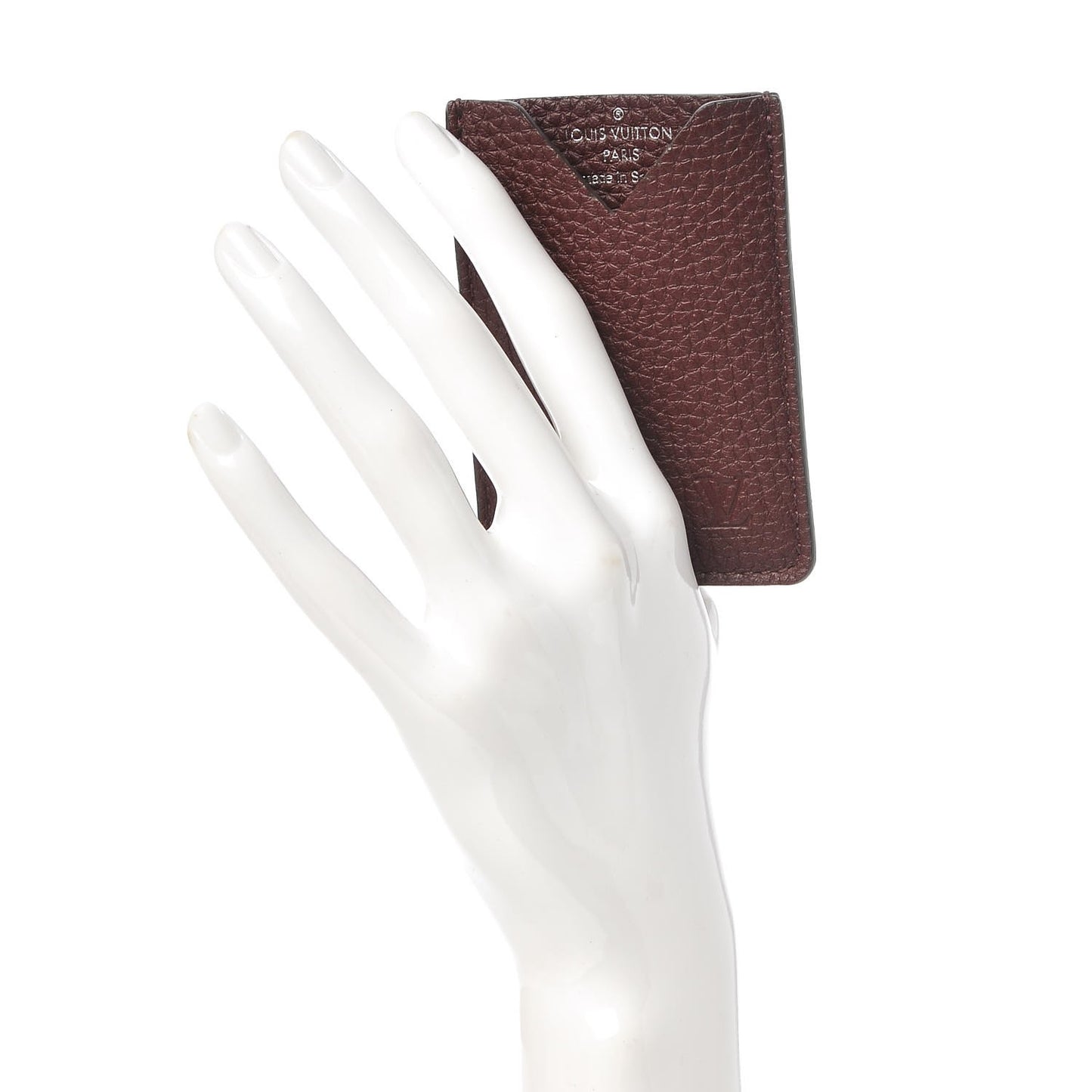 Taurillon Card Holder Bordeaux