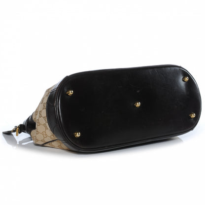Gucci Monogram Crocodile Web Secret Top Handle Satchel 4 of 7