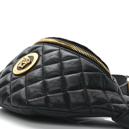 Versace Nappa Quilted Medusa Belt Bag Black 8 of 8
