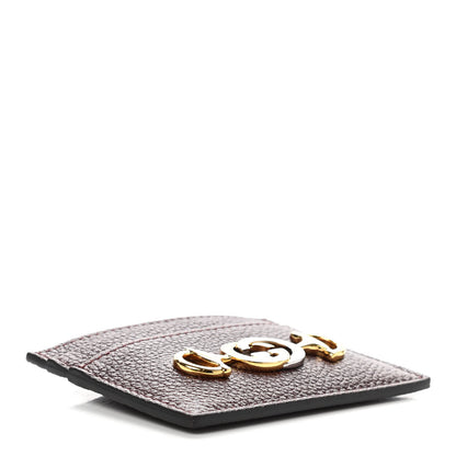Gucci Grainy Calfskin Zumi Card Holder Vintage Bordeaux 4 of 6