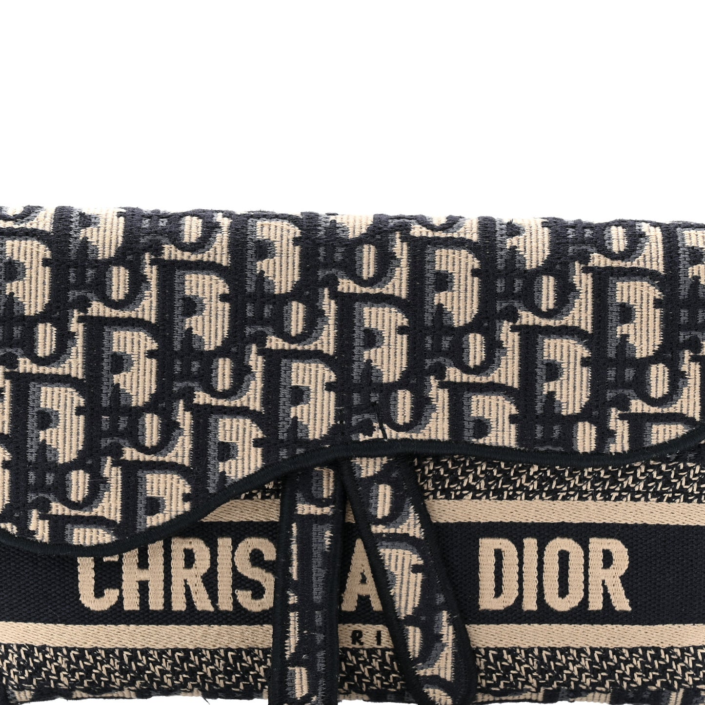 Oblique Slim Saddle Pouch Blue