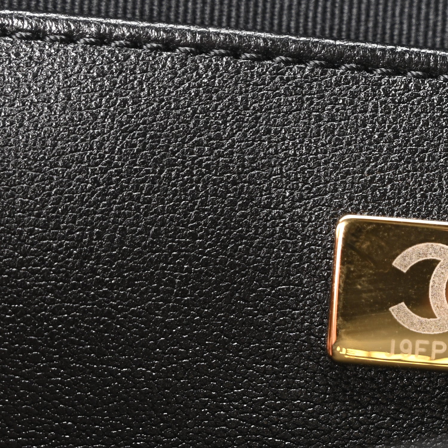 Chanel Lambskin Quilted Large CC In Love Heart Bag Black 7 of 9